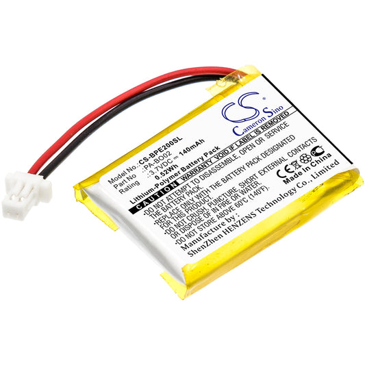 Replacement Battery for Bang & Olufsen  EarSet 2 – Wireless Headset – 140mAh / 0.52Wh / 3.7V