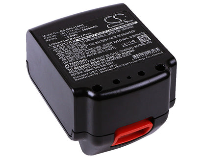 Replacement Battery for Black & Decker  ASL146BT12A – Power Tools – 5000mAh / 72.00Wh / 14.4V