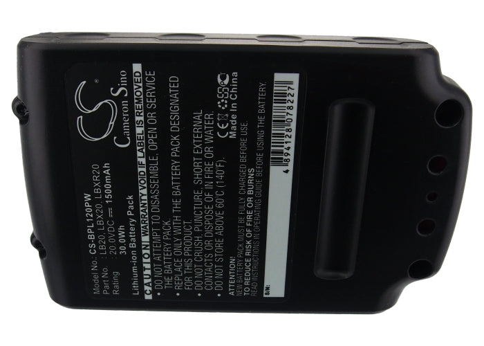 Replacement Battery for Stanley  FMC625D2 – Power Tools – 1500mAh / 30.00Wh / 20.0V