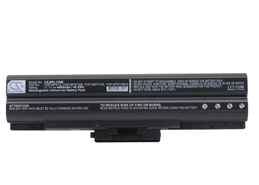 Replacement Battery for Sony  VAIO – Notebook, Laptop – 4400mAh / 11.1V
