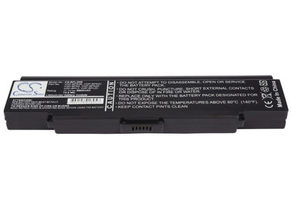 Replacement Battery for Sony  VAIO PCG-6C1N – Notebook, Laptop – 6600mAh / 11.1V