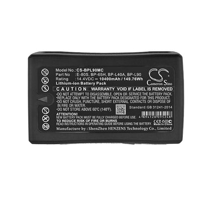 Replacement Battery for THOMSON  LDX-110 – Camera – 10400mAh / 149.76Wh / 14.4V