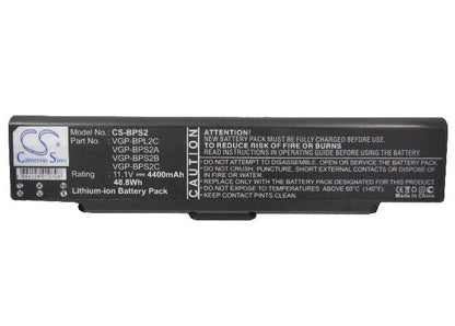 Replacement Battery for Sony  S49CP/ B – Notebook, Laptop – 4400mAh / 11.1V