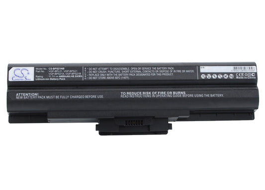 Replacement Battery for Sony  AIO VPCF11JFX/B VAIO VPCF11M1E – Notebook, Laptop – 4400mAh / 48.84Wh / 11.1V