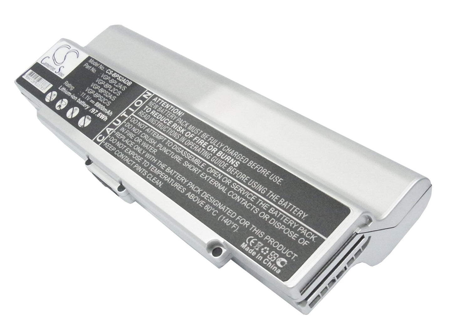 Replacement Battery for Sony  VAIO VGN-C140G/B – Notebook, Laptop – 8800mAh / 11.1V