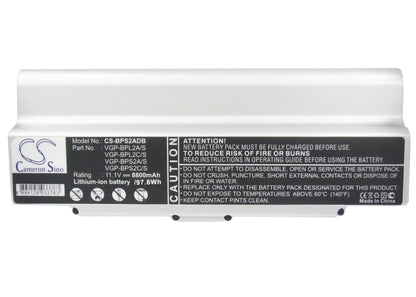 Replacement Battery for Sony  VAIO VGN-C140G/B – Notebook, Laptop – 8800mAh / 11.1V
