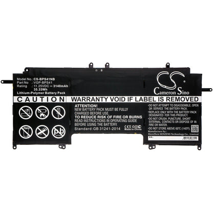 Replacement Battery for Sony  SVF13N – Notebook, Laptop – 3140mAh / 35.33Wh / 11.25V