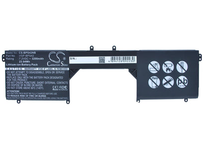 Replacement Battery for Sony  SVF11N14SCP – Notebook, Laptop – 3200mAh / 23.04Wh / 7.20V