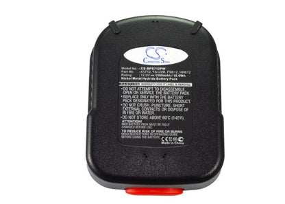 Replacement Battery for Black & Decker  BD12PSK – Power Tools – 1500mAh / 18.00Wh / 12.0V