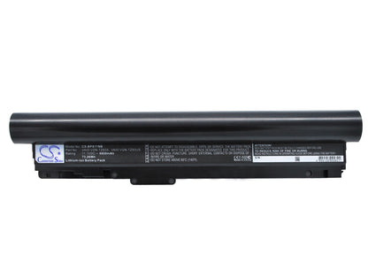 Replacement Battery for Sony  VAIO VGN-TZ11MN/N – Notebook, Laptop – 6600mAh / 73.26Wh / 11.1V