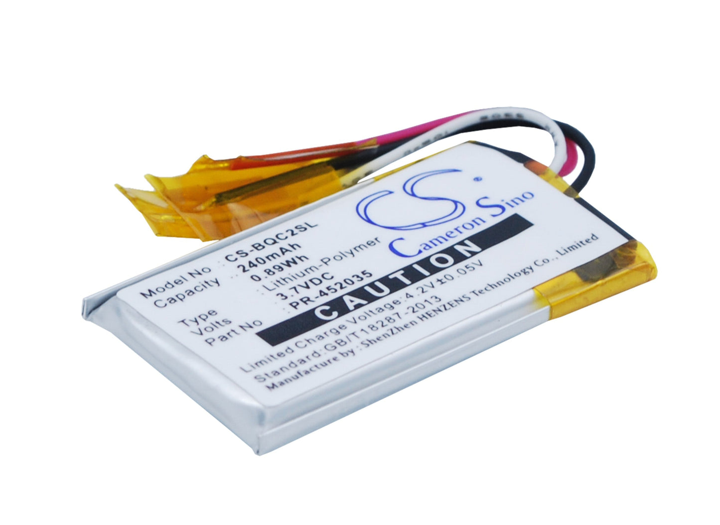 Replacement Battery for Mio  MiVue C330 – Wireless Headset – 240mAh / 0.89Wh / 3.7V