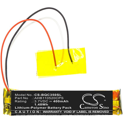 Replacement Battery for Bose  419811 – Wireless Headset – 400mAh / 1.48Wh / 3.7V