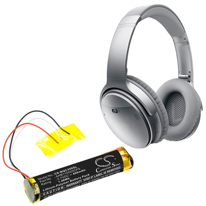 Replacement Battery for Bose  419811 – Wireless Headset – 400mAh / 1.48Wh / 3.7V