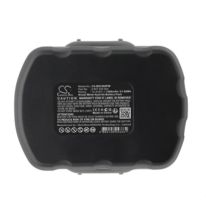 Replacement Battery for Bosch  13614 – Power Tools – 1500mAh / 21.60Wh / 14.4V