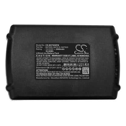 Replacement Battery for Bosch  17618 – Power Tools – 2000mAh / 36.00Wh / 18.0V
