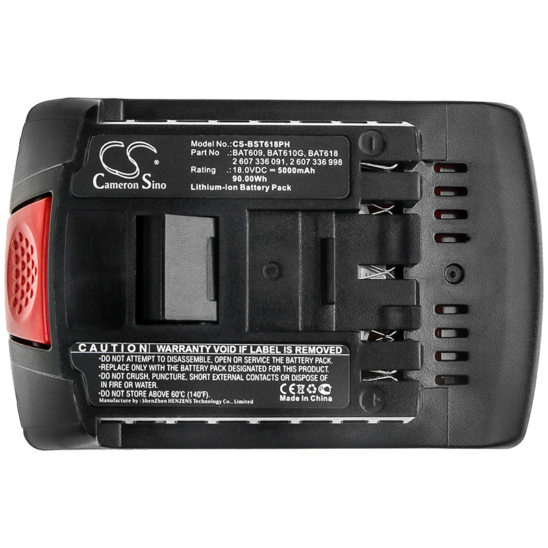 Replacement Battery for Bosch  17618 – Power Tools – 5000mAh / 90.00Wh / 18.0V