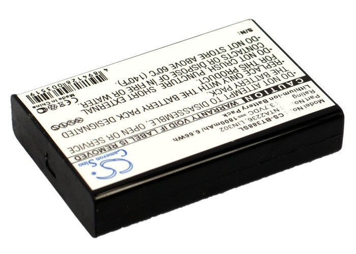 Replacement Battery for i.Trek  M3 BT GPS – GPS, Navigator – 1800mAh / 6.66Wh / 3.7V