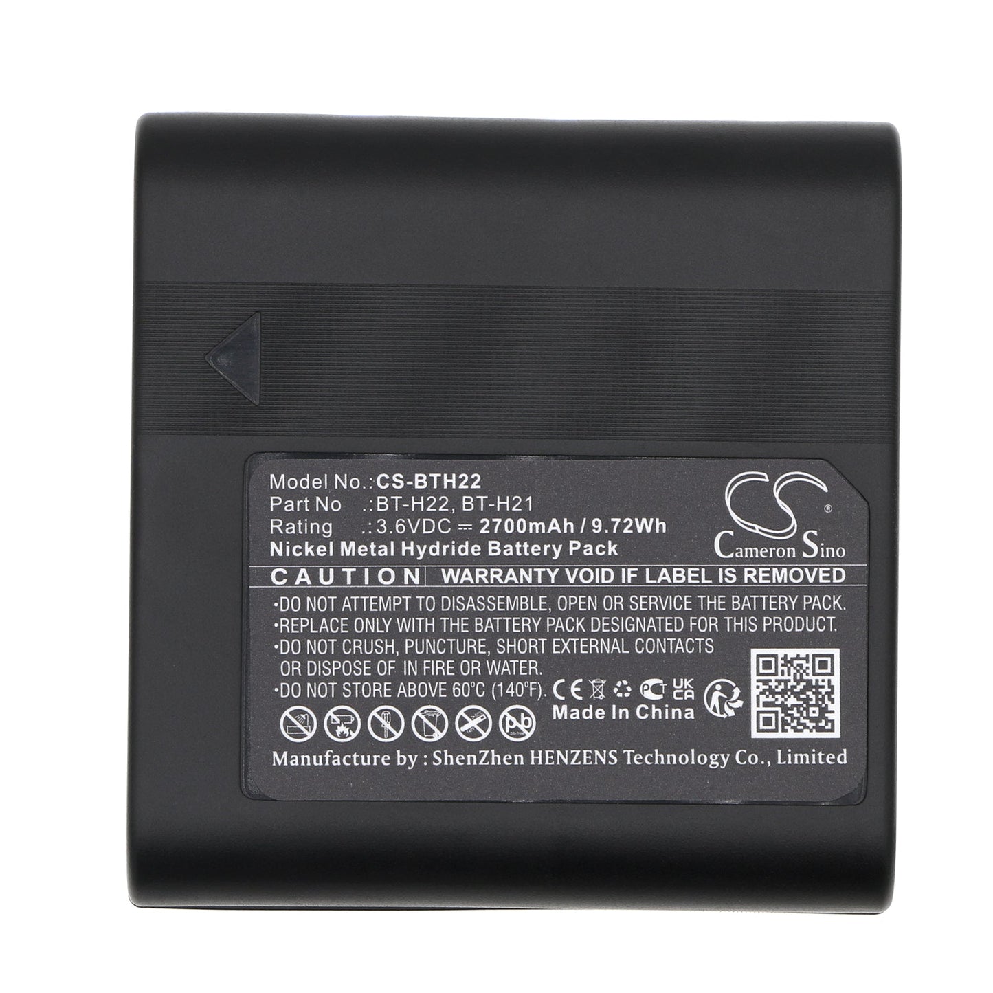 Replacement Battery for Sharp  VL-8 – Camera – 2700mAh / 9.72Wh / 3.6V