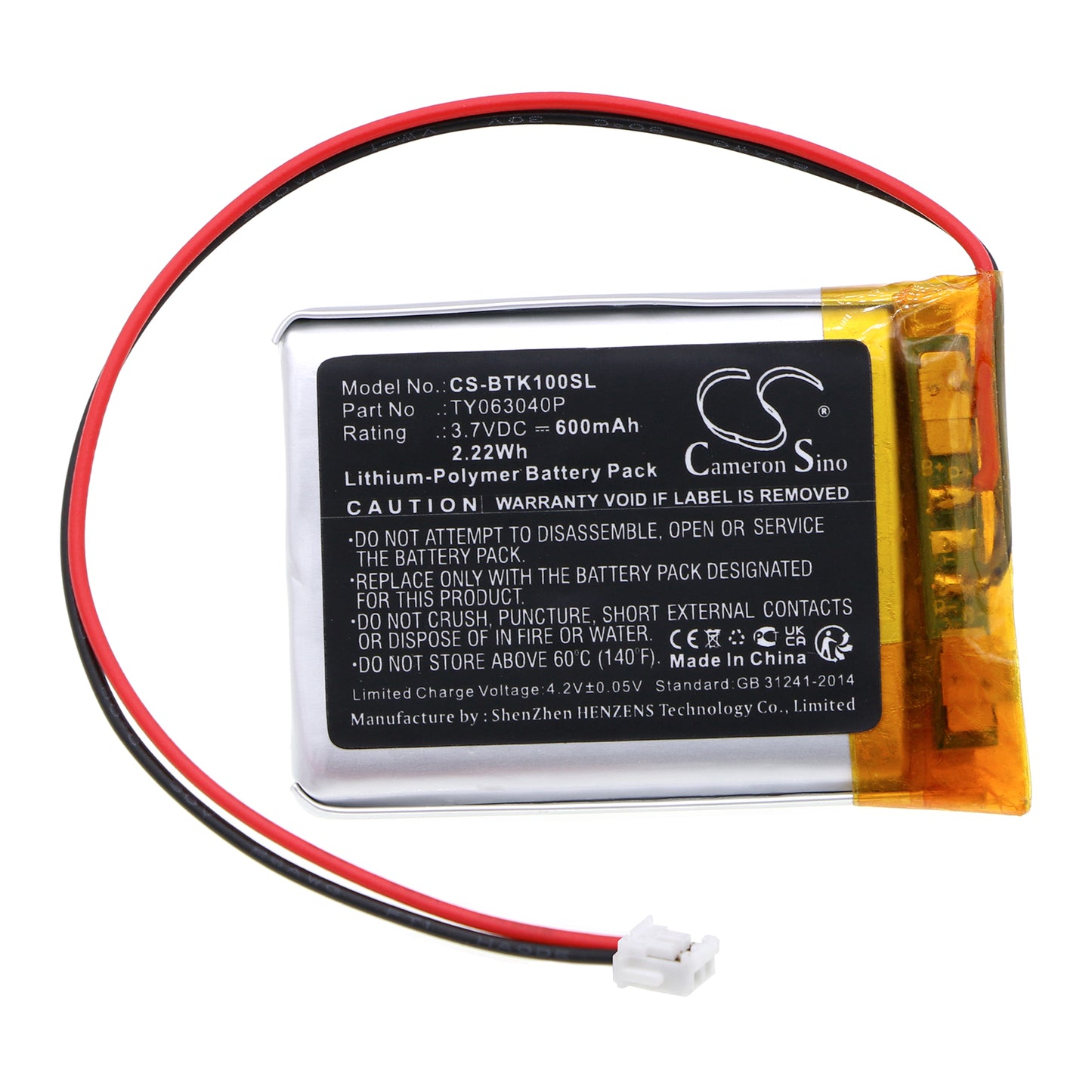 Replacement Battery for Blaupunkt  BADRADIO SRB 10 – 600mAh / 2.22Wh