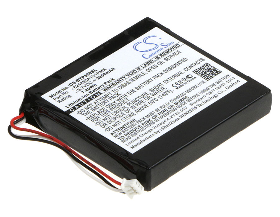 Replacement Battery for Blaupunkt  TravelPilot TP300 – GPS, Navigator – 2000mAh / 7.40Wh / 3.7V