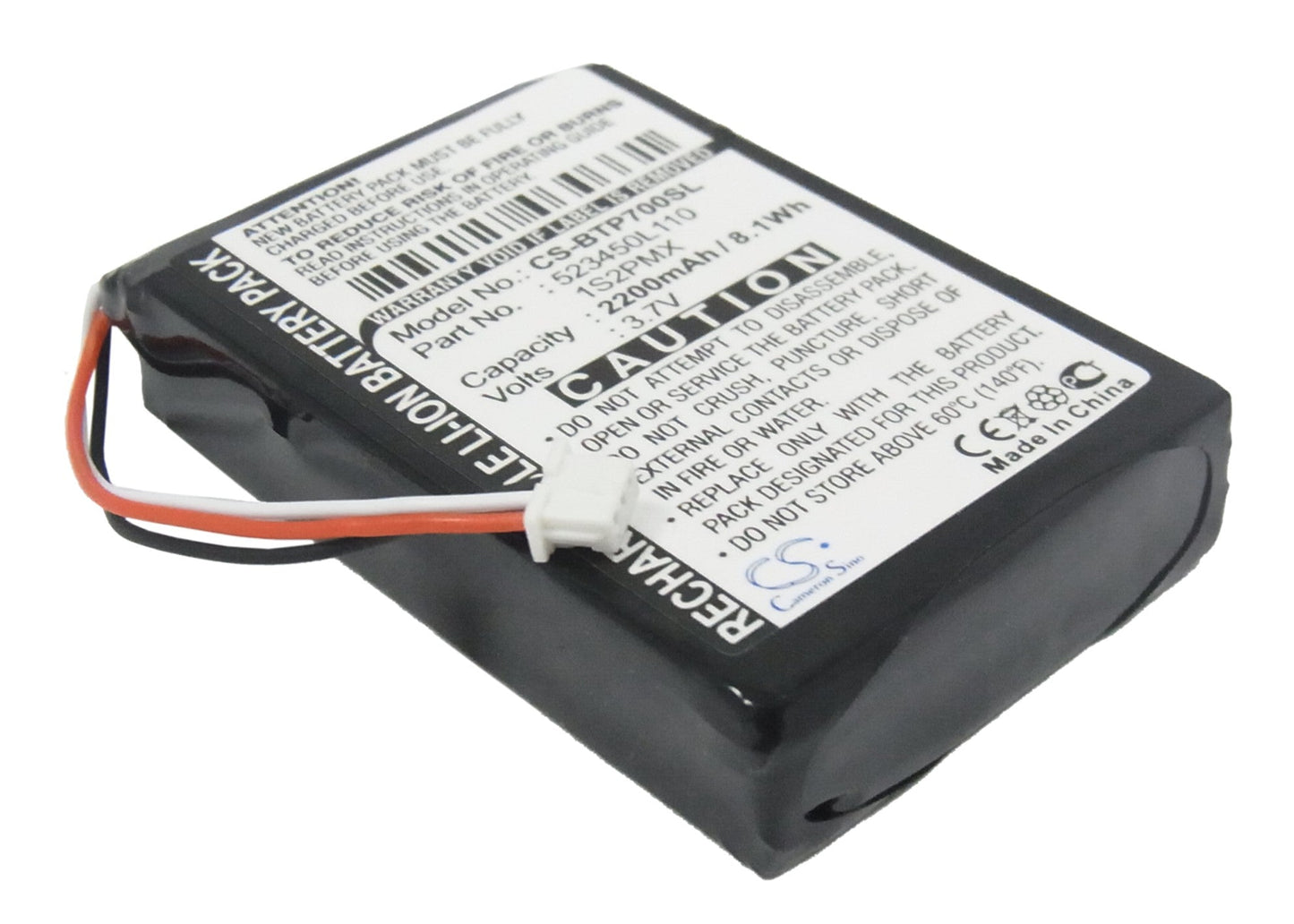 Replacement Battery for Blaupunkt  TravelPilot 500 – GPS, Navigator – 2200mAh / 3.7V
