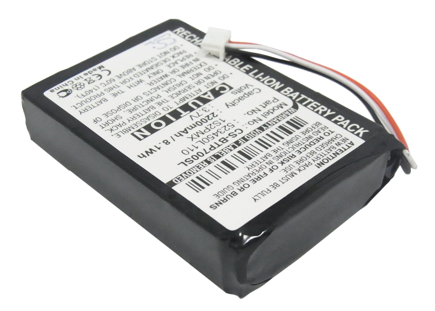 Replacement Battery for Blaupunkt  TravelPilot 500 – GPS, Navigator – 2200mAh / 3.7V