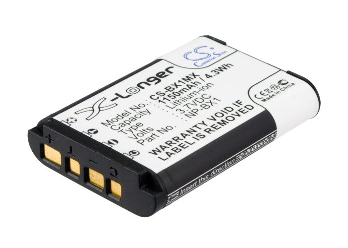 Replacement Battery for Sony  Cyber-shot DSC-HX300 – Camera – 1150mAh / 4.26Wh / 3.7V