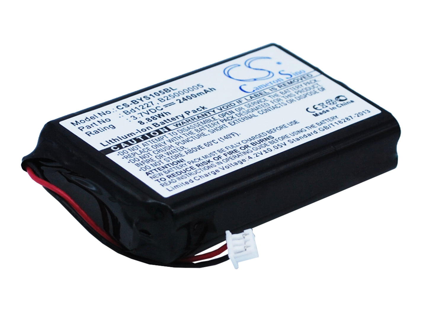 Replacement Battery for Ingenico  B40160100 – Barcode Scanner – 2400mAh / 8.88Wh / 3.7V