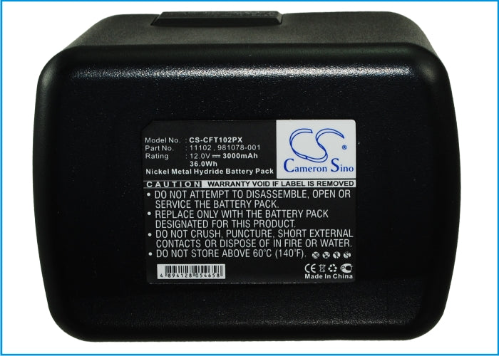 Replacement Battery for Craftsman  315.22411 – Power Tools – 3000mAh / 12.0V
