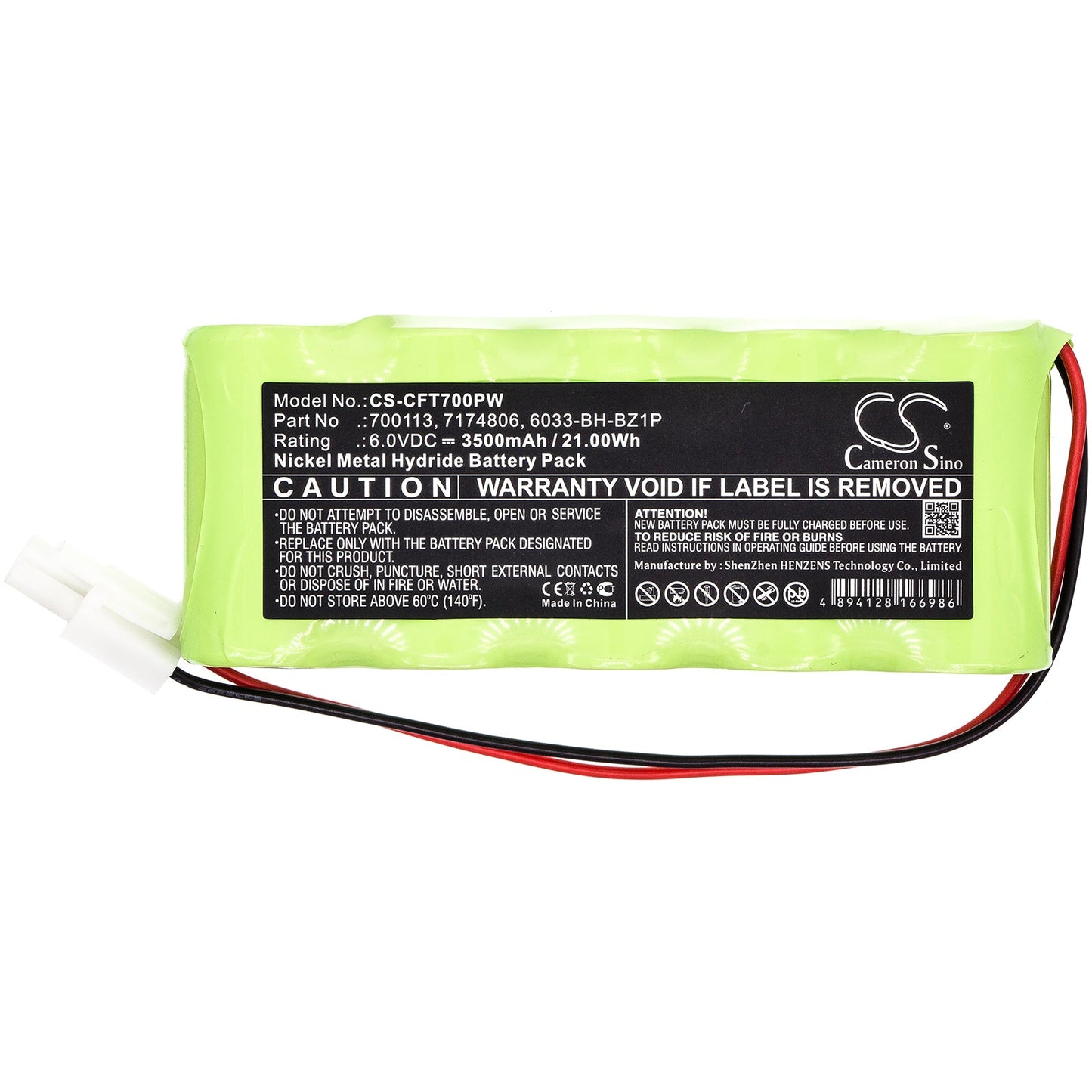 Replacement Battery for Craftsman  240.74801 – Power Tools – 3500mAh / 21.00Wh / 6.0V