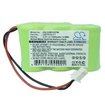 Replacement Battery for Chatter Box 100AFH 2/3A CBFRS BATT, HJC FRS, – 1000mAh
