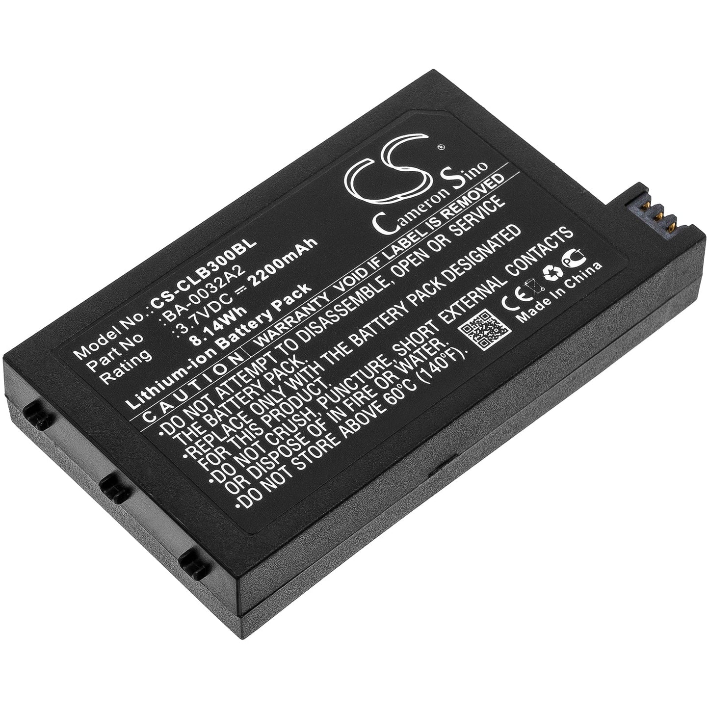 Replacement Battery for CipherLAB  9200 – Barcode Scanner – 2200mAh / 8.14Wh / 3.7V
