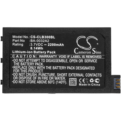 Replacement Battery for CipherLAB  9200 – Barcode Scanner – 2200mAh / 8.14Wh / 3.7V