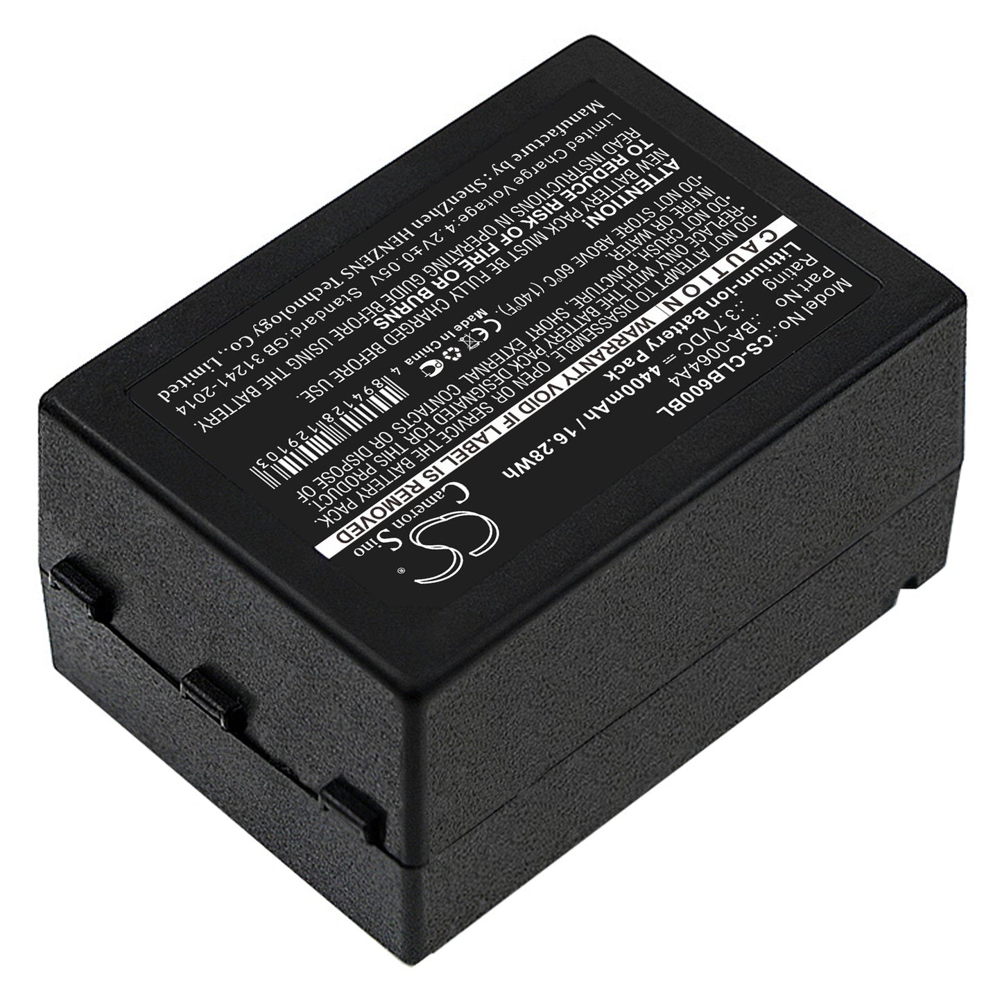 Replacement Battery for CipherLAB  CP60 – Barcode Scanner – 4400mAh / 16.28Wh / 3.7V