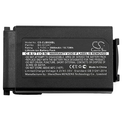 Replacement Battery for CipherLAB  9300 – Barcode Scanner – 2900mAh / 10.73Wh / 3.7V