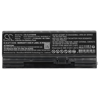 Replacement Battery for Medion  MD64300 – Notebook, Laptop – 2750mAh / 40.15Wh / 14.6V