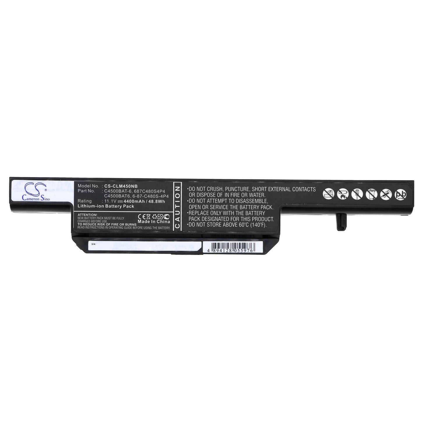 Replacement Battery for Sager  NP2240 – Notebook, Laptop – 4400mAh / 48.84Wh / 11.1V
