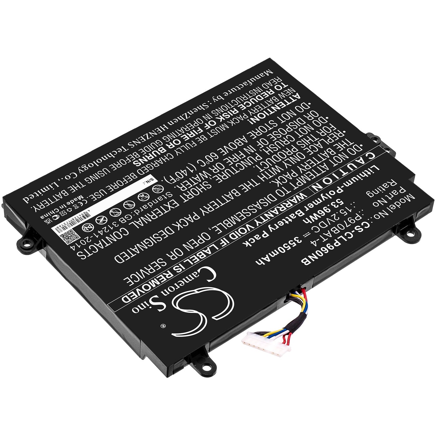Replacement Battery for Medion  Erazer X17801 – Notebook, Laptop – 3550mAh / 53.96Wh / 15.2V