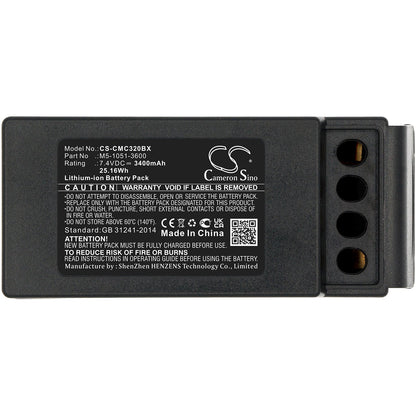 Replacement Battery for Cavotec  M9-1051-3600 EX – Crane Remote Control – 3400mAh / 25.16Wh / 7.4V