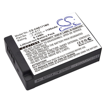 Replacement Battery for Canon  EOS 200D – Camera – 1100mAh / 8.14Wh / 7.4V