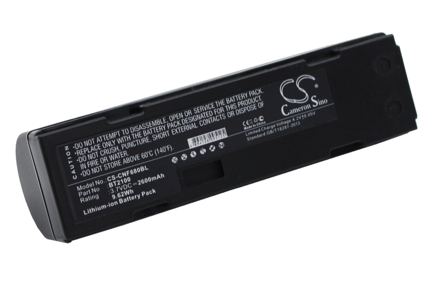 Replacement Battery for Cognex  Dataman 8000 – Barcode Scanner – 2600mAh / 9.62Wh / 3.7V
