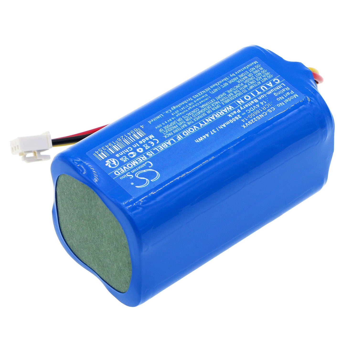 Replacement Battery for CECOTEC  Conga 2299 – Vacuum – 2600mAh / 37.44Wh / 14.4V