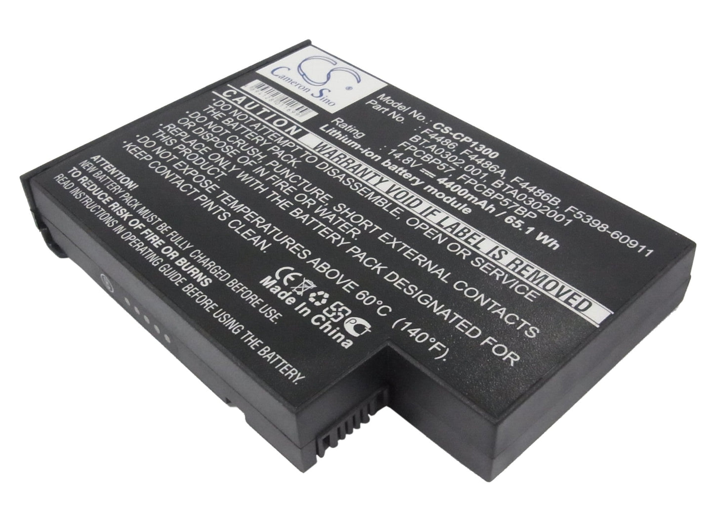 Replacement Battery for Acer  Aspire 1300 – Notebook, Laptop – 4400mAh / 14.8V