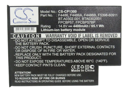 Replacement Battery for Acer  Aspire 1300 – Notebook, Laptop – 4400mAh / 14.8V