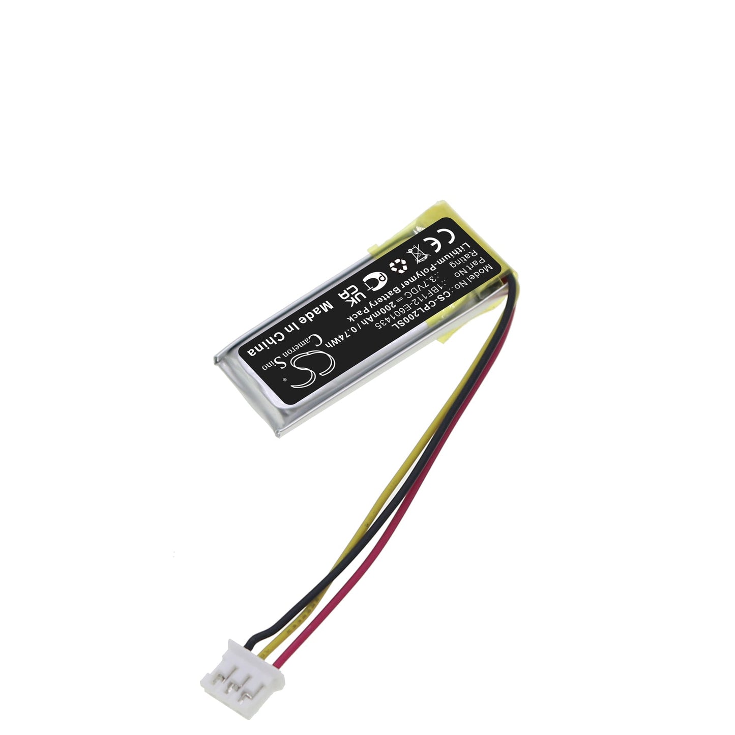 Replacement Battery for CalAmp  LMU-200 – GPS, Navigator – 200mAh / 0.74Wh / 3.7V