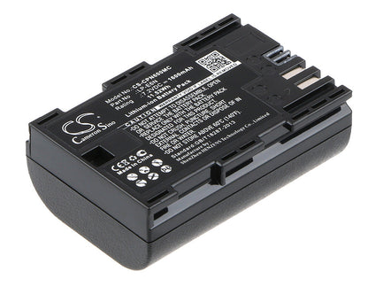 Replacement Battery for Canon  EOS 5D Mark II – Camera – 1600mAh / 11.52Wh / 7.2V
