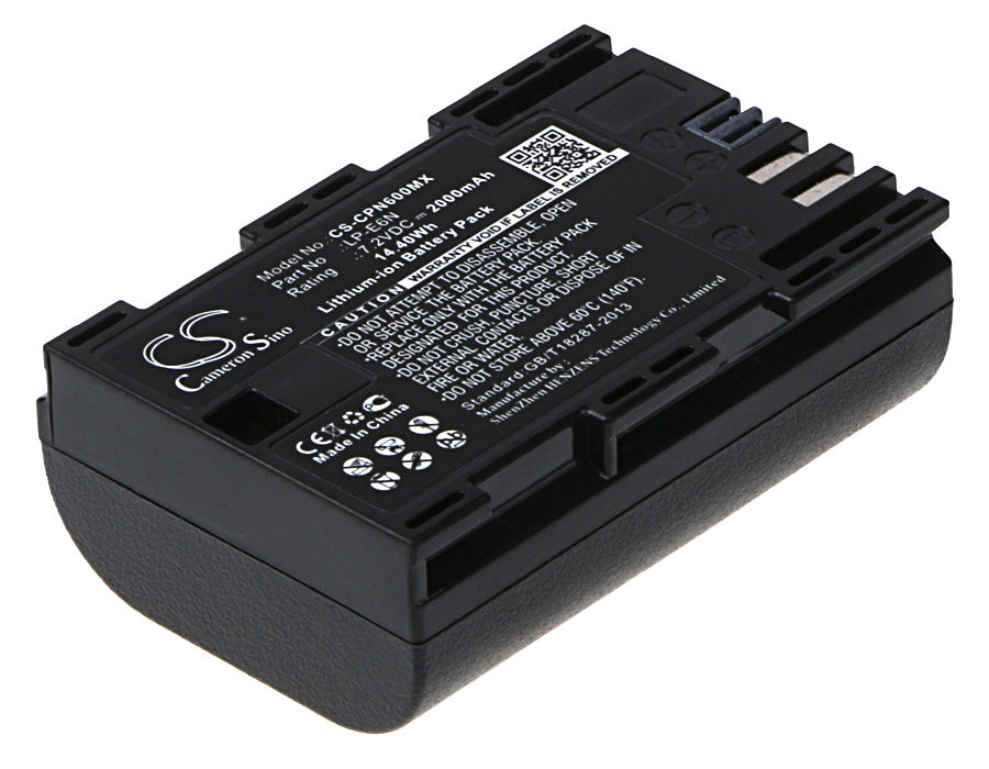 Replacement Battery for Canon  EOS 5D Mark II – Camera – 2000mAh / 14.40Wh / 7.2V