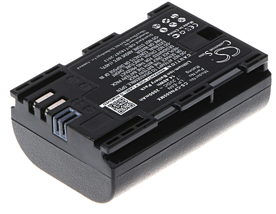 Replacement Battery for Canon  EOS 5D Mark II – Camera – 2000mAh / 14.40Wh / 7.2V