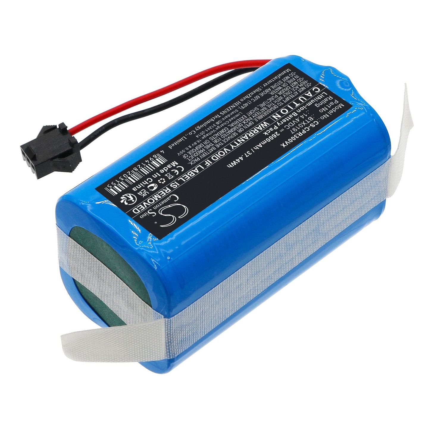 Replacement Battery for Concept  VR2000 – Vacuum – 2600mAh / 37.44Wh / 14.4V