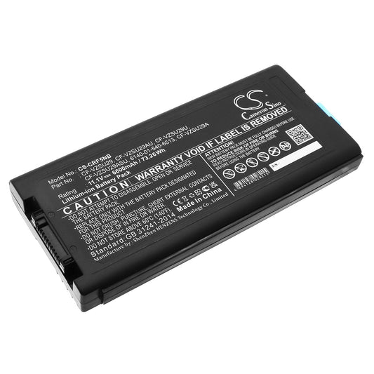Replacement Battery for Panasonic  ToughBook CF29 – Notebook, Laptop – 6600mAh / 11.1V
